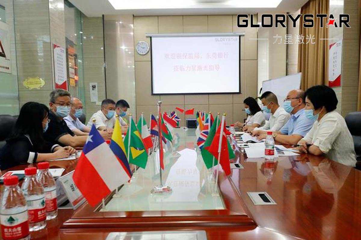 廣東省銀監(jiān)局/東莞銀監(jiān)局/東莞銀行一行六人蒞臨力星激光調(diào)研 廣東省銀監(jiān)局/東莞銀監(jiān)局/東莞銀行一行六人蒞臨力星激光調(diào)研