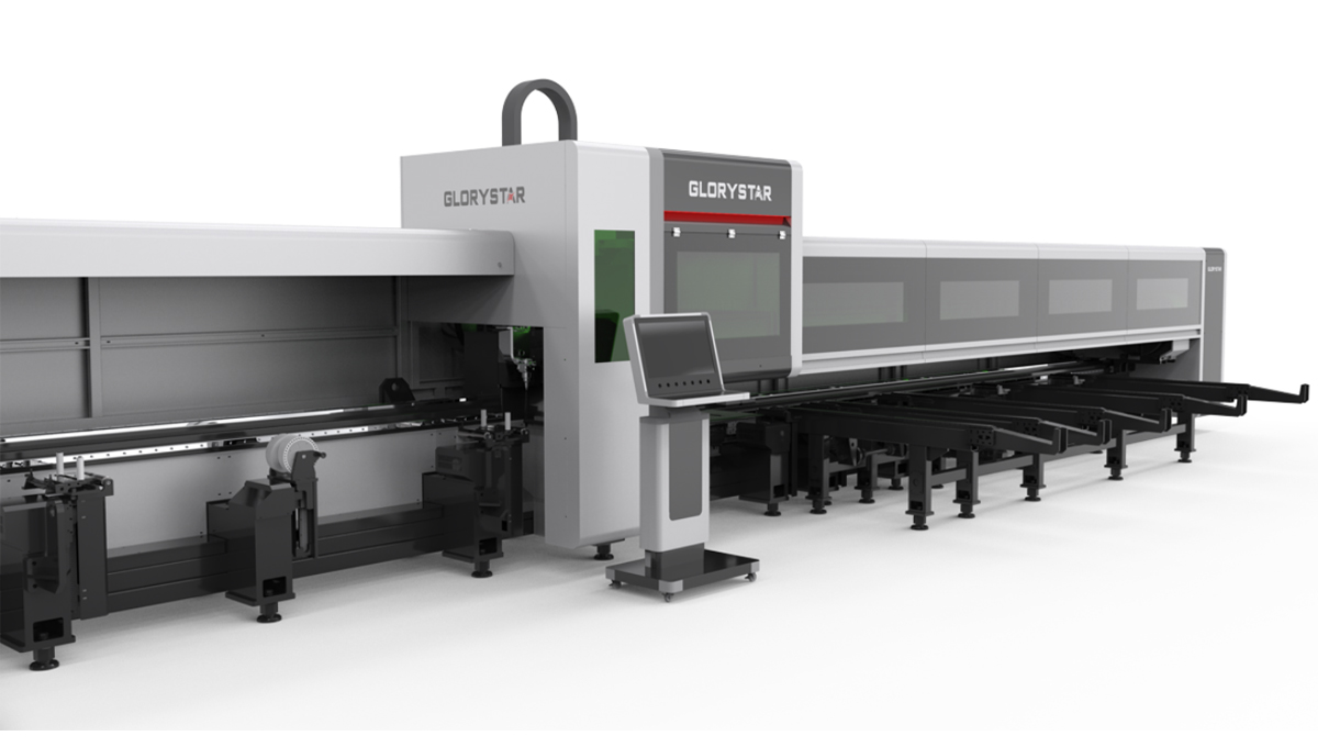 力星激光NS-HG SERIES三卡盤光纖激光管材切割機——實現(xiàn)零尾料切割的材料成本節(jié)省利器！